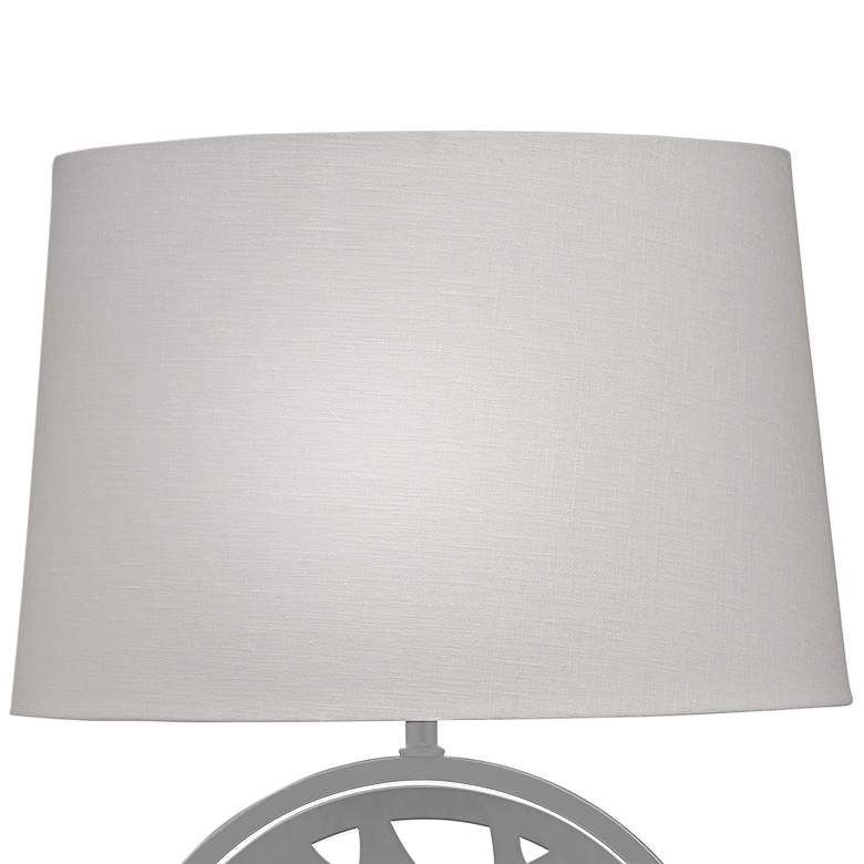 Image 3 Stiffel Edwin 29" High Silver Powder Coat Zinc Table Lamp more views