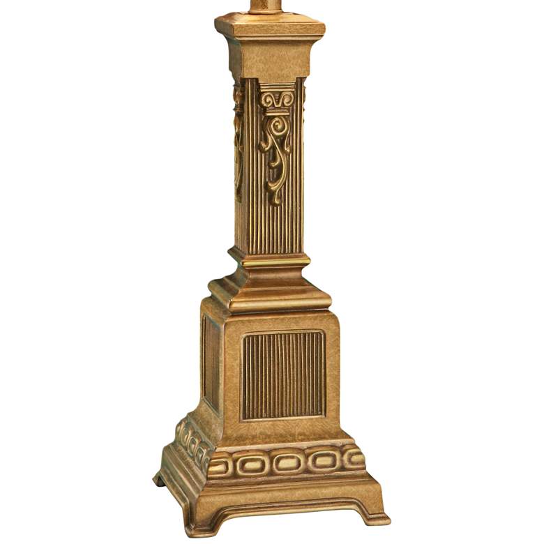 Image 3 Stiffel Eliza 30" Pleated Shade Traditional French Gold Table Lamp more views