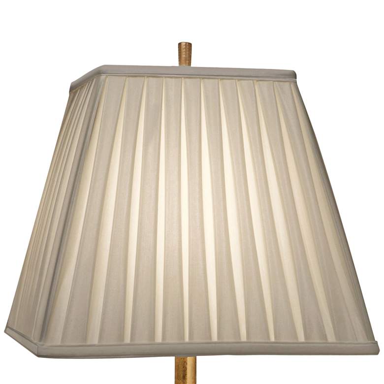 Image 4 Stiffel Eliza 30 inch Pleated Shade Traditional French Gold Table Lamp more views