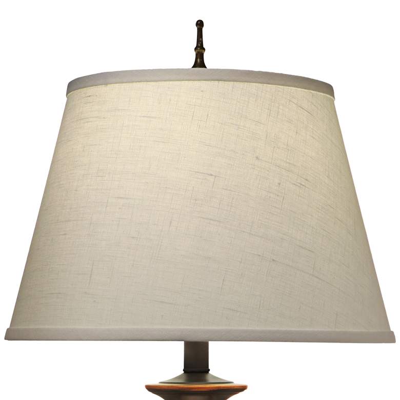 Image 3 Stiffel Ella 31" Traditional Bronze and Green Onyx Table Lamp more views