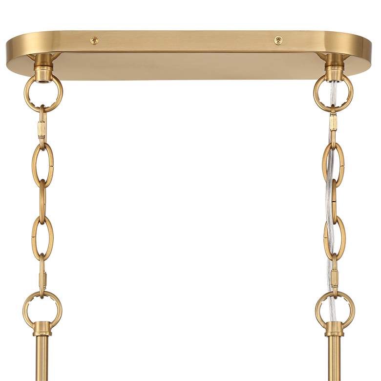 Image 7 Stiffel Ella 38 3/4" Wide Soft Gold Crystal Island Pendant Light more views