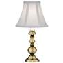 2_Stiffel Elyse 11 1/2" High Metal Burnished Brass Accent Table Lamp
