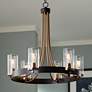 3_Stiffel Ferrers 26" Wide Dark Bronze and Gold 6-Light Ring Chandelier