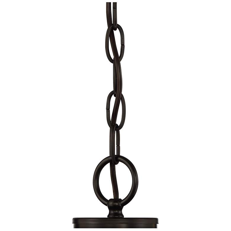 Image 6 Stiffel Ferrers 26" Wide Dark Bronze and Gold 6-Light Ring Chandelier more views