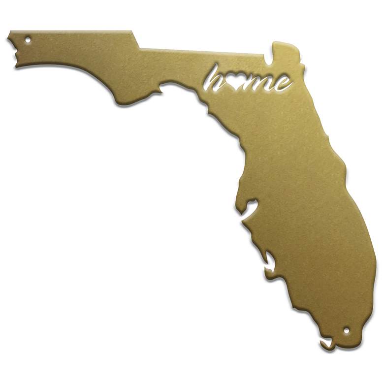 Image 1 Stiffel Florida 24" High Oculux Bronze Metal Wall Art