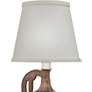 2_Stiffel Garn 16" High Antique Old Bronze Pump Handle Accent Table Lamp more views