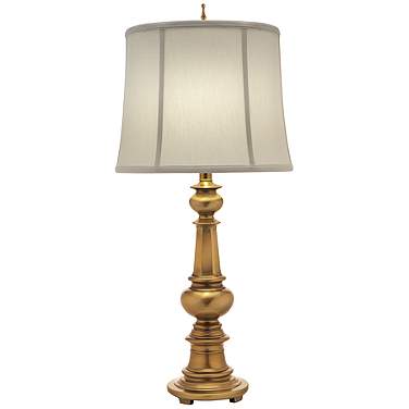Stiffel Gibson 33" High Metal Traditional Antique Brass Table Lamp