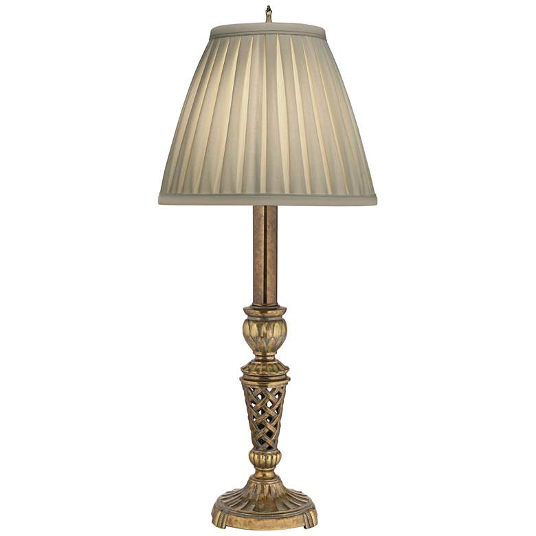 Image 1 Stiffel Glenna 31" Traditional Amber Tortoise Shell Buffet Table Lamp