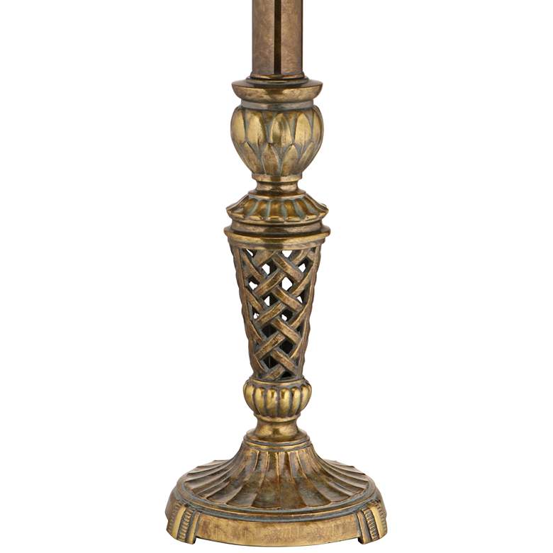 Image 2 Stiffel Glenna 31" Traditional Amber Tortoise Shell Buffet Table Lamp more views