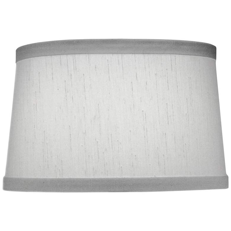 Image 1 Stiffel Global White Tapered Drum Shade 14x16x10 (Spider)