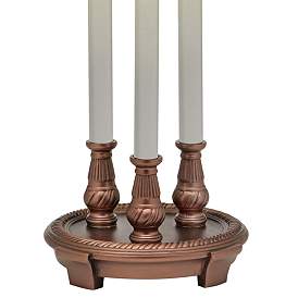 Image5 of Stiffel Gordon 28" High Traditional Column Antique Old Bronze Lamp more views