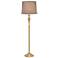 Stiffel Graciela 62" Oculux Bronze Floor Lamp with Geneva Shade