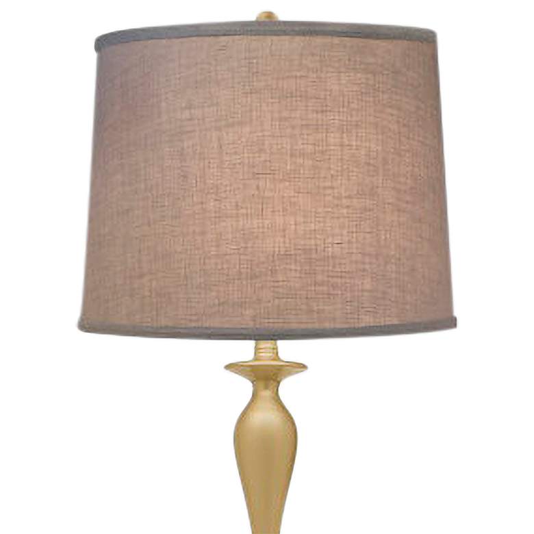 Image 3 Stiffel Graciela 62" Oculux Bronze Floor Lamp with Geneva Shade more views