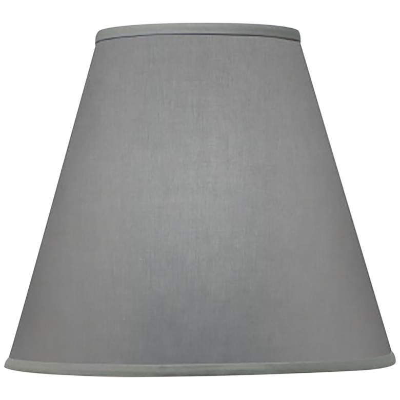 Image 1 Stiffel Gray Butcher Empire Lamp Shade 8x16x12 (Spider)