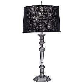 Image1 of Stiffel Gunmetal And Chelsea Black Table Lamp