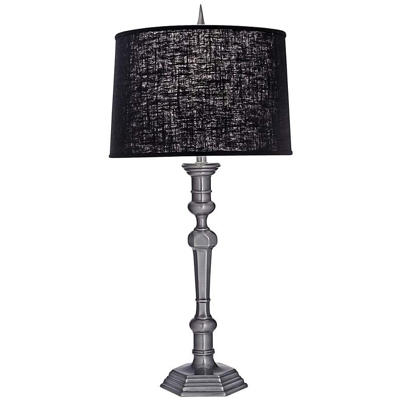 Image 1 Stiffel Gunmetal And Chelsea Black Table Lamp