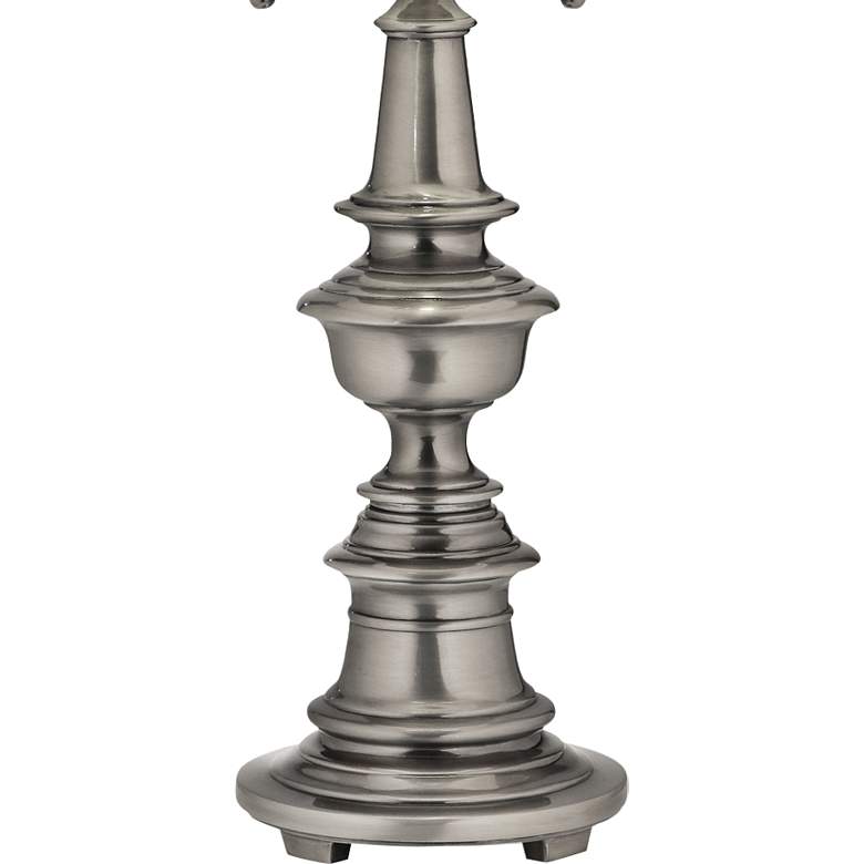 Image 3 Stiffel Halstead 29" High Traditional Antique Nickel Metal Table Lamp more views