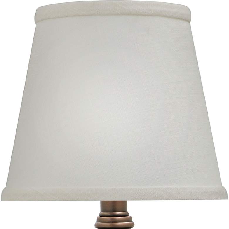 Image 2 Stiffel Hanna 16" High Antique Old Bronze Mini Accent Table Lamp more views