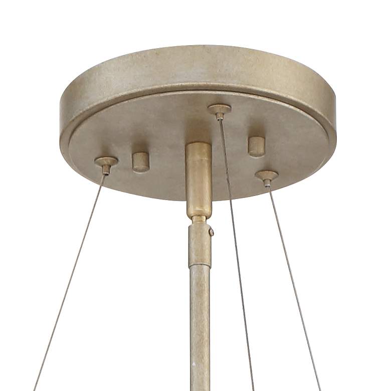 Image 6 Stiffel Hartford 29" Wide Gray Iron and Glass Modern Pendant Light more views