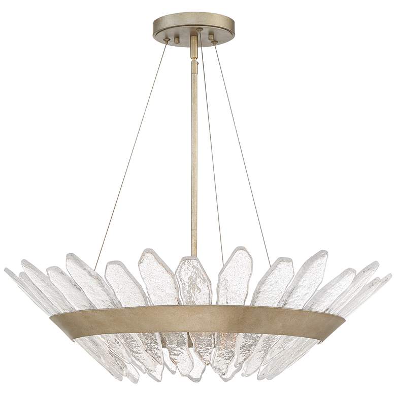 Image 7 Stiffel Hartford 29" Wide Gray Iron and Glass Modern Pendant Light more views