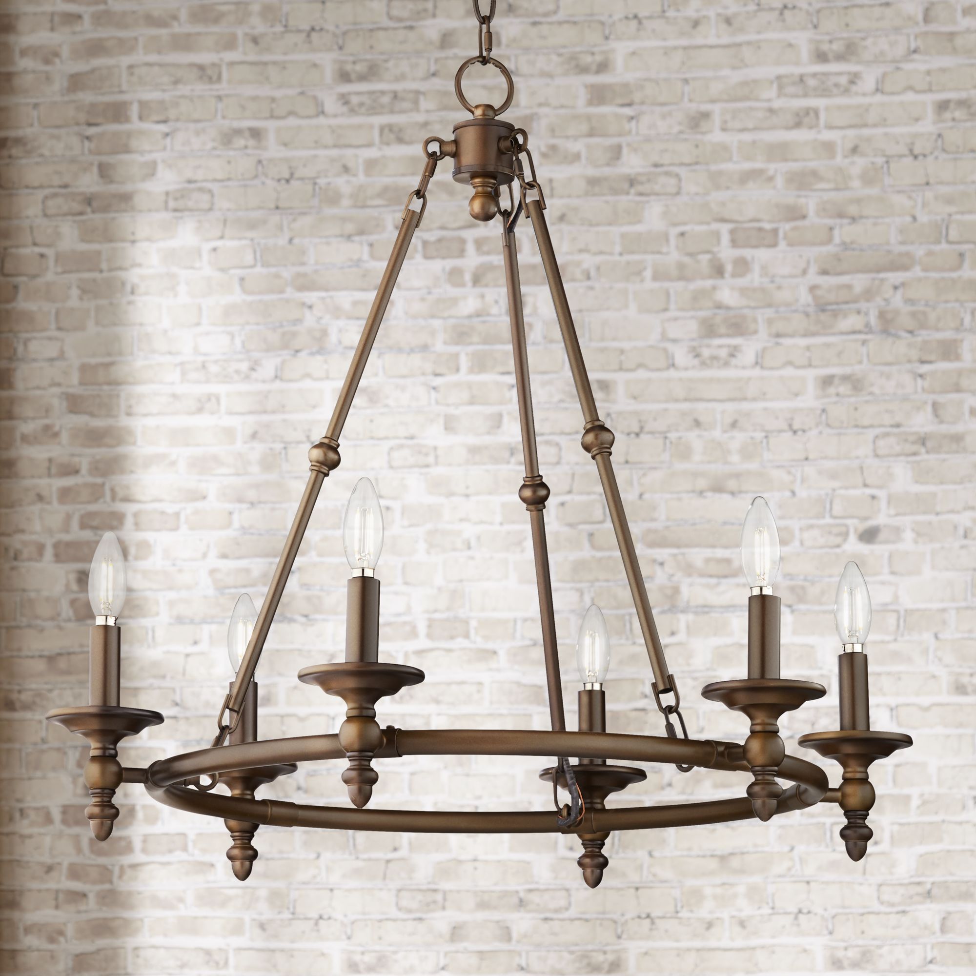 oil rubbed bronze 6 light chandelier