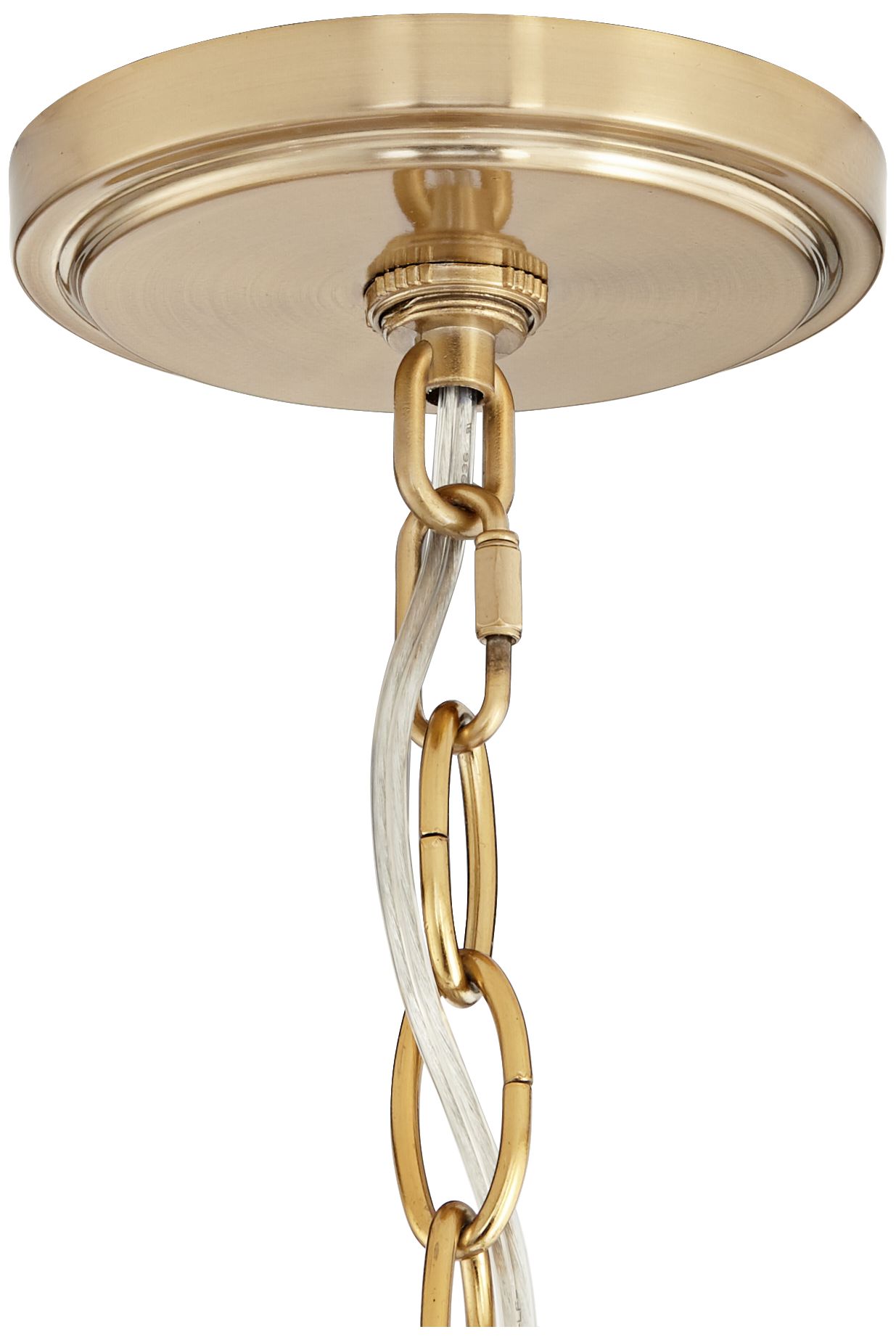 Watch A Video About the Stiffel Hartley Warm Antique Gold 9 Light Ring Chandelier