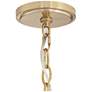 Watch A Video About the Stiffel Hartley Warm Antique Gold 9 Light Ring Chandelier
