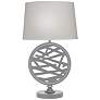 2_Stiffel Holt 29" High Silver Powder Coat Zinc Table Lamp