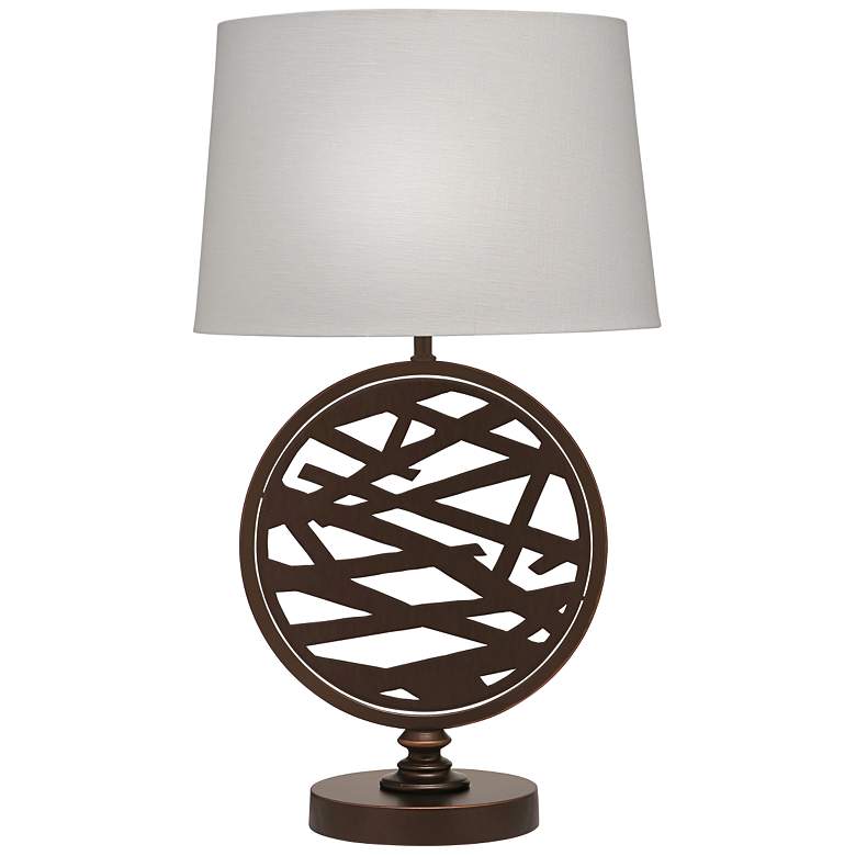 Image 2 Stiffel Holt Oxidized Bronze Zinc Table Lamp