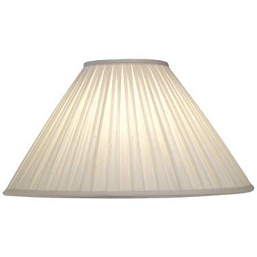 Stiffel Honey Beige Box Pleat Empire Shade 7x20x12 (Spider)