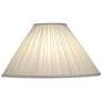 1_Stiffel Honey Beige Box Pleat Empire Shade 7x20x12 (Spider)