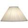 Stiffel Honey Beige Box Pleat Empire Shade 7x20x12 (Spider)