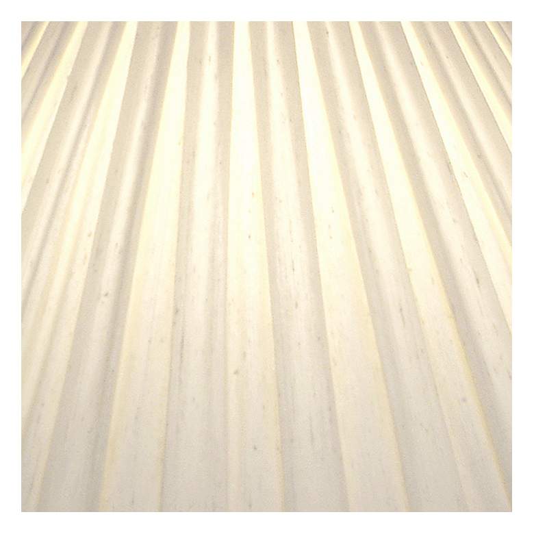 Image 2 Stiffel Honey Beige Box Pleat Empire Shade 7x20x12 (Spider) more views