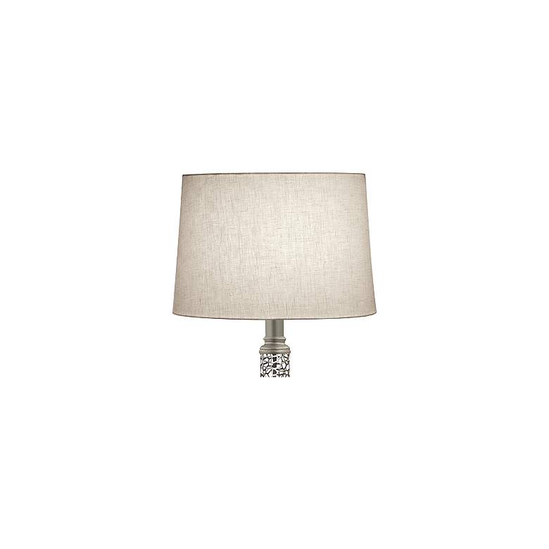 Image 2 Stiffel Honeycomb 61" Laser Cut Silver Metal Floor Lamp more views