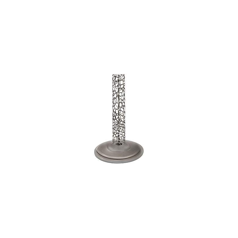 Image 3 Stiffel Honeycomb 61" Laser Cut Silver Metal Floor Lamp more views
