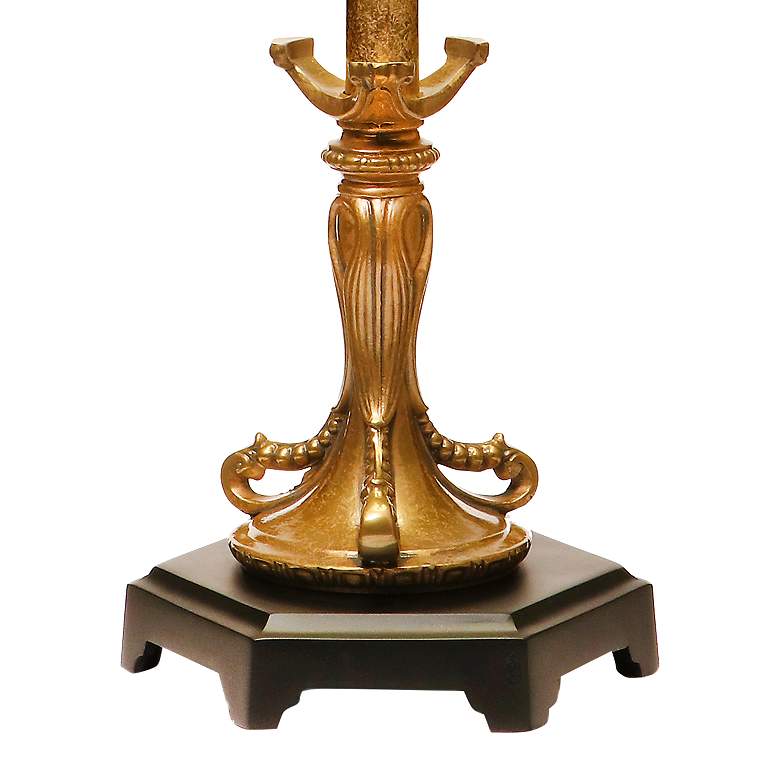 Image 3 Stiffel Hopkins French Gold and Matte Black Table Lamp more views