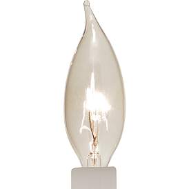 Image2 of Stiffel Irene 7" High Oxidized Bronze Candle Accent Table Lamp more views