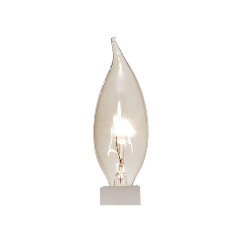 Image 2 Stiffel Irene 7" High Oxidized Bronze Candle Accent Table Lamp more views