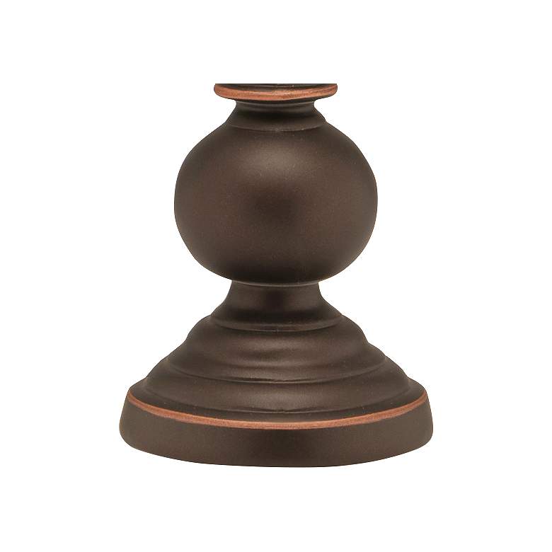 Image 3 Stiffel Irene 7 inch High Oxidized Bronze Candle Accent Table Lamp more views