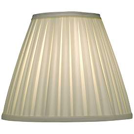 Image1 of Stiffel Ivory Shadow Pleated Empire Shade 6x12x10 (Spider)