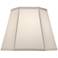 Stiffel Ivory Shadow Tapered Hexagon Shade 9x14x12 (Spider)