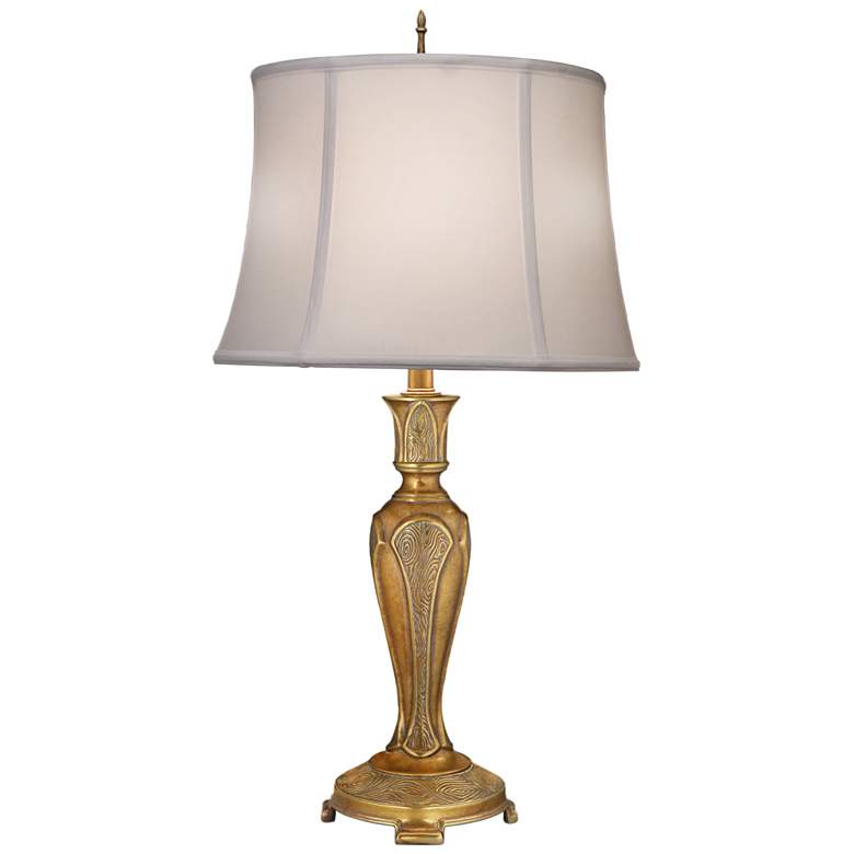 Image 2 Stiffel Jasmyn 31 inch Traditional Polished Honey Brass Table Lamp