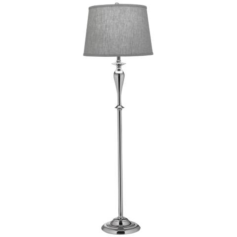 Stiffel Juliana Satin Nickel Metal Floor Lamp - #86X60 | Lamps Plus