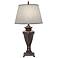 Stiffel Keyton 32" High Classic Urn Oxidized Bronze Table Lamp