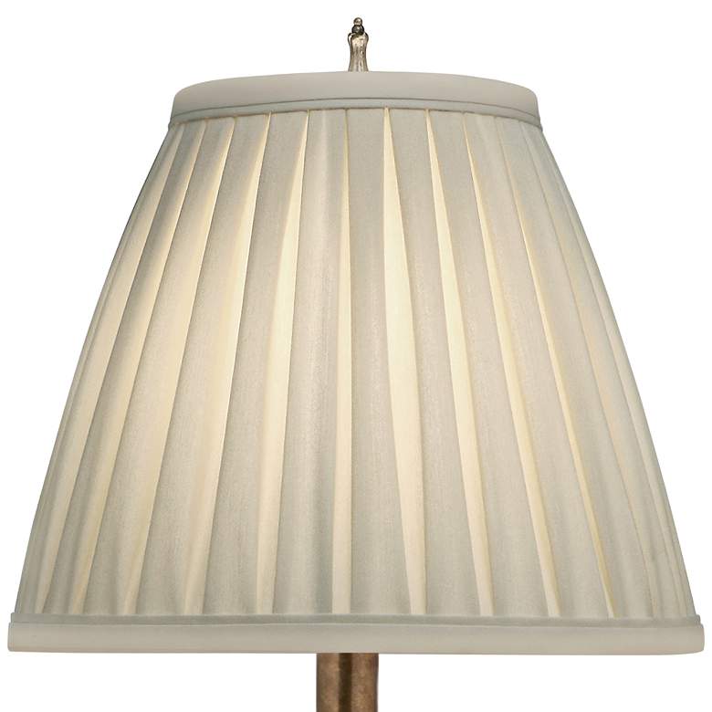 Image 3 Stiffel Larsen 32" High Amber Tortoise Shell Buffet Table Lamp more views