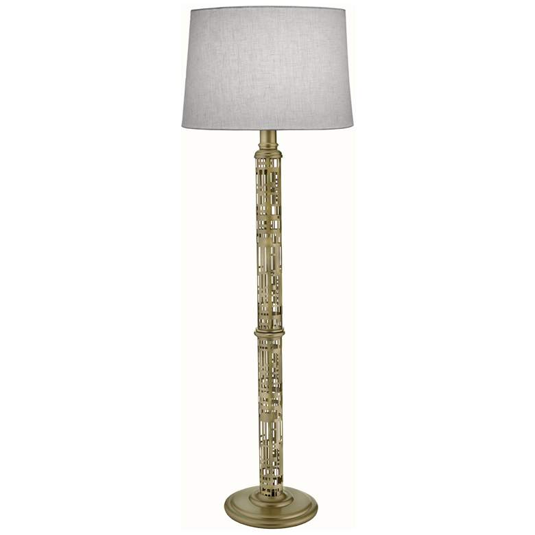 Image 1 Stiffel Laser Cut Oculux Bronze Floor Lamp