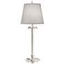 2_Stiffel Lavasseur 27" Distressed White Buffet Table Lamp