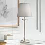 1_Stiffel Lavasseur 27" Distressed White Buffet Table Lamp