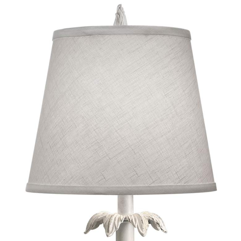 Image 3 Stiffel Lavasseur 27" Distressed White Buffet Table Lamp more views