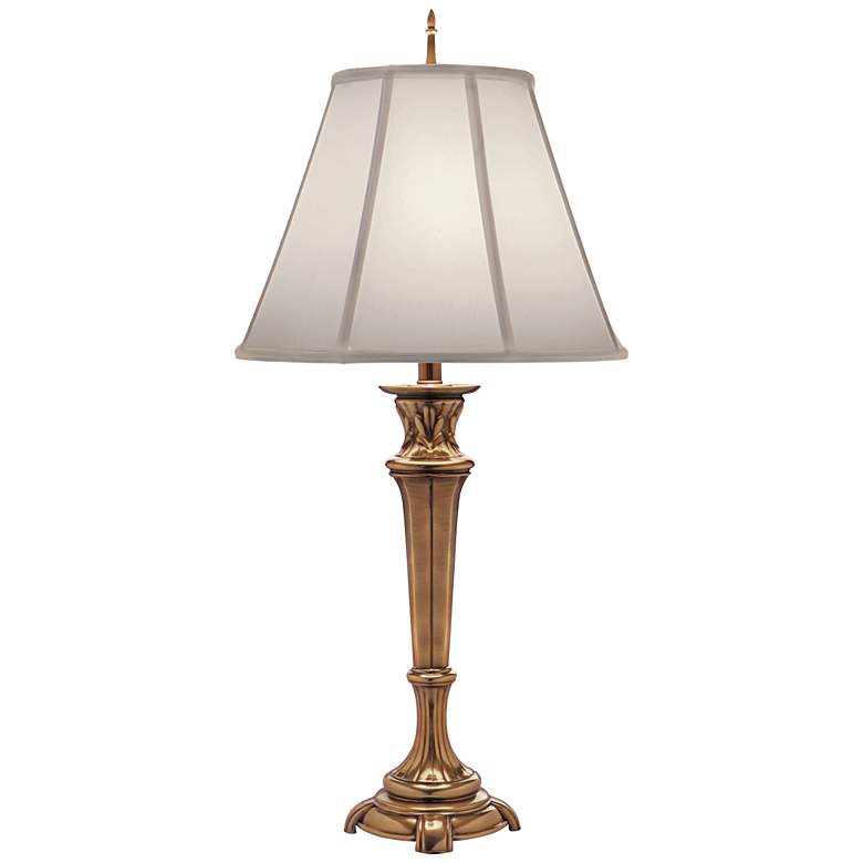 Image 2 Stiffel Layna 35" Traditional Burnished Brass Table Lamp